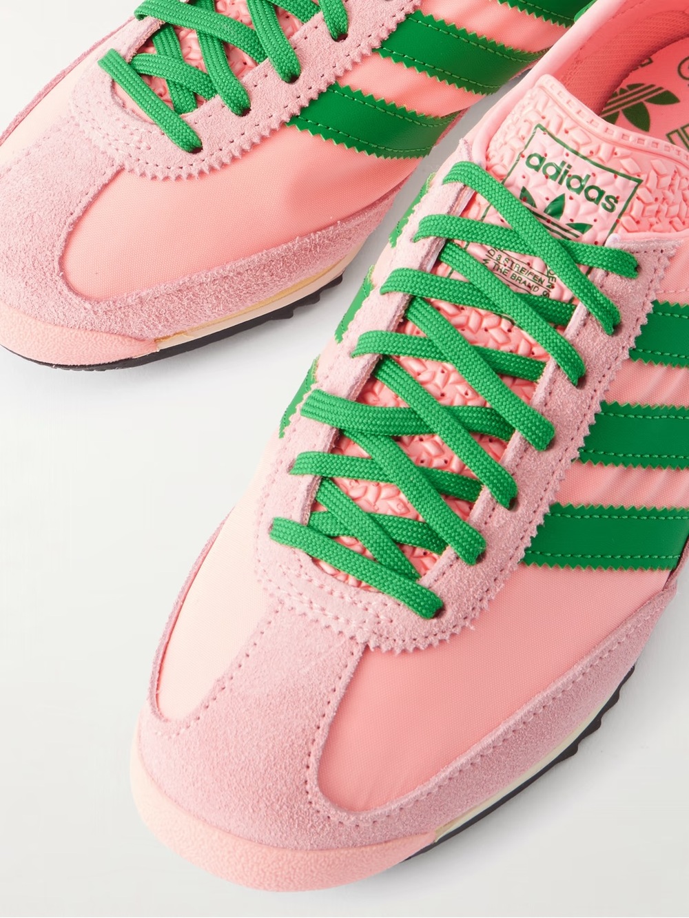 adidas SL 72 OG Women's Pink & Green Retro Sneakers Sz. 10 New